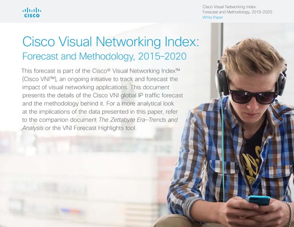 Visual Networking Index - Forecasting & Methodology - Page 1