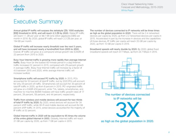 Visual Networking Index - Forecasting & Methodology - Page 2