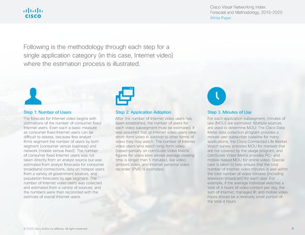 Visual Networking Index - Forecasting & Methodology - Page 8